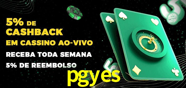 Promoções do cassino ao Vivo pgyes